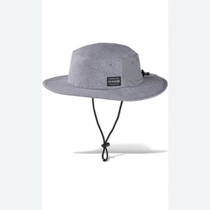 Dakine No Zone Hat Light Gray Unisex Indo Surf Hat Ski Snowboard Chin Strap